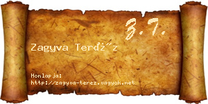 Zagyva Teréz névjegykártya